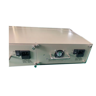 Khung gầm bộ chuyển đổi phương tiện 16 khe cắm, Nguồn AC/DC kép, Kích thước 2U, Không quản lý, CE RoHS FCC