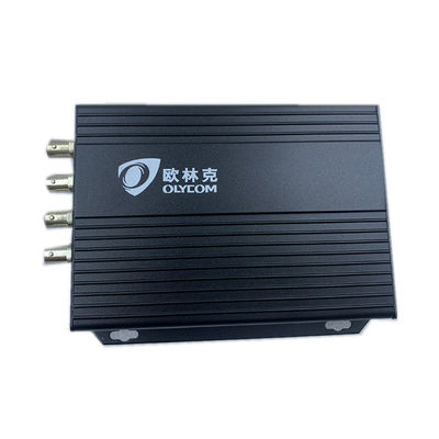 4 cổng 1080P Video Over Ethernet Converter Coax Multimode Fiber Converter 12V