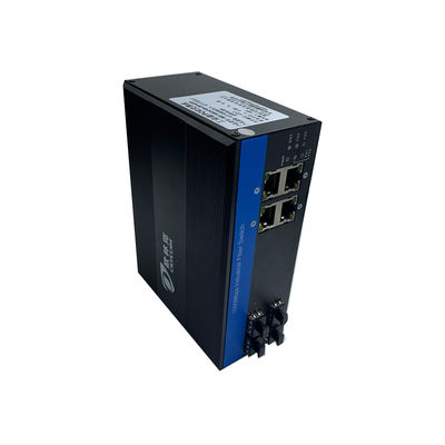 Bộ chuyển mạch Gigabit Fiber 8 cổng Mạng công nghiệp SFP Không quản lý CE Xếp hạng IP40