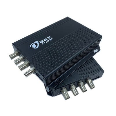 CCTV Camera Video Converter BNC Fiber Media Converter Rack gắn trên cổng FC 20KM