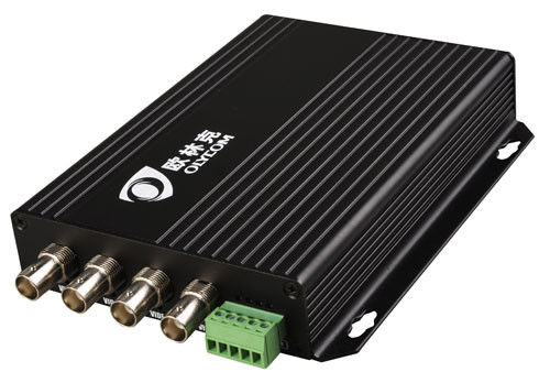 4 cổng BNC Video RS485 Dữ liệu Digital Optical Converter 720P Rack Mounted DC5V