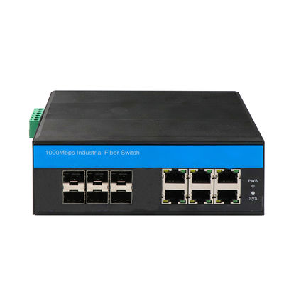 Bộ chuyển mạch Ethernet được quản lý công nghiệp 6 cổng với chức năng vòng Tiêu chuẩn IEEE802.3