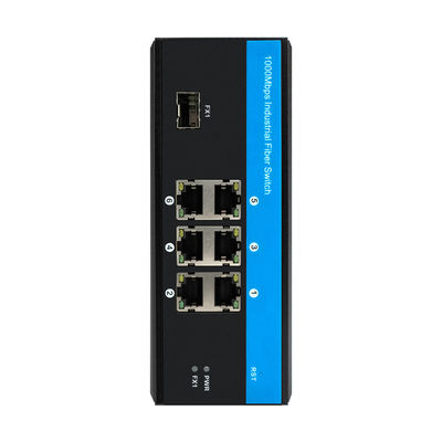 6 cổng 40 Gigabit Ethernet Switch Ethernet Rail Switch 9-36VDC Industrial Fiber Switch