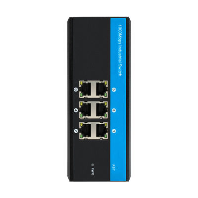 E-Mark Network Switch 6 Cổng không quản lý Công nghiệp Din Rail Megabit dựa trên