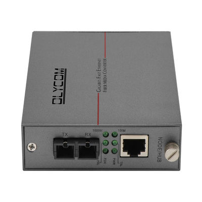 Chuyển đổi truyền thông sợi đơn chế độ Gigabit Ethernet DC5V 2U Chassis được gắn không quản lý