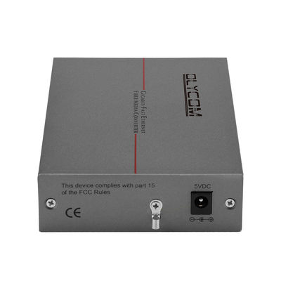 Chuyển đổi truyền thông sợi đơn chế độ Gigabit Ethernet DC5V 2U Chassis được gắn không quản lý