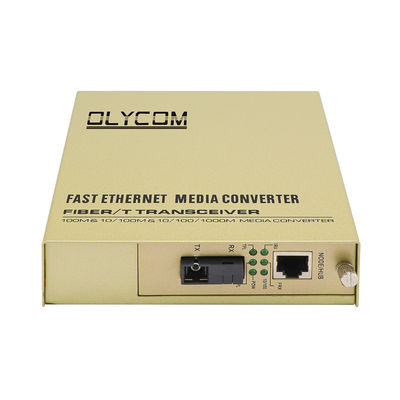WDM Media Converter 100Mbps Rack Mount Fiber Copper Extender Không quản lý