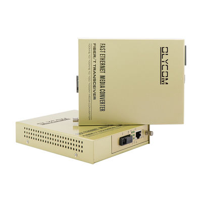 WDM Media Converter 100Mbps Rack Mount Fiber Copper Extender Không quản lý