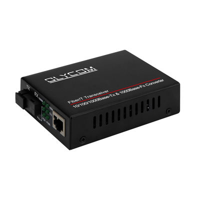 Bộ chuyển đổi phương tiện truyền thông WDM sợi đơn Gigabit không được quản lý 14 khe cắm có thể gắn được 20KM