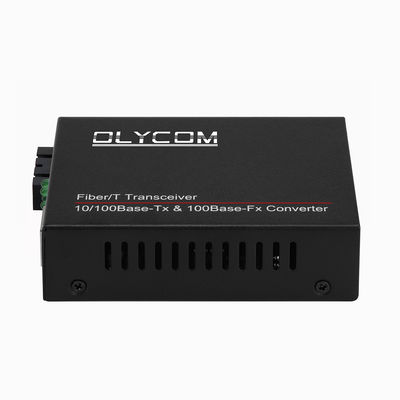 10/100M POE Media Converter PSE Sợi quang Ethernet 48V SC Sợi kép cho IPC