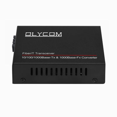 Chuyển đổi phương tiện truyền thông Gigabit PoE 15.4W 30W không quản lý PoE Active Duplex SM MM Fiber CE