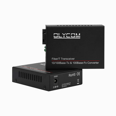 WDM Fast Ethernet Fiber Optic Media Converter LFPT Không quản lý 20KM SC Port CE