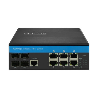 Bộ chuyển mạch POE được quản lý công nghiệp 15.4W 6 cổng hỗ trợ Poe Gigabit Ethernet