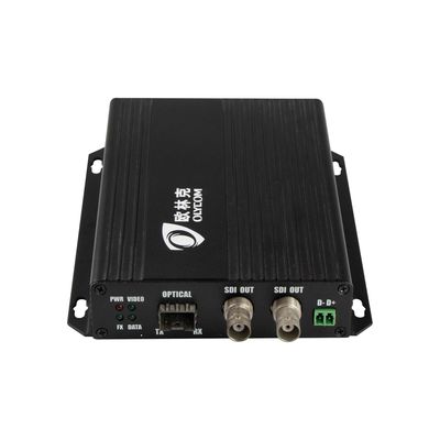 Bộ mở rộng cáp quang 3G-SDI với dữ liệu RS485 Local Loopout 1 SDI vào 2 SDI ra CE