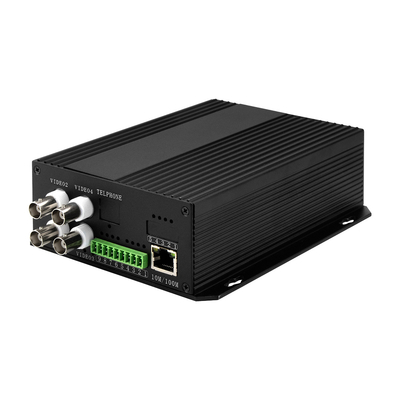 4 kênh CCTV Video tương tự để chuyển đổi sợi quang NTSC/PAL/SECAM tương thích