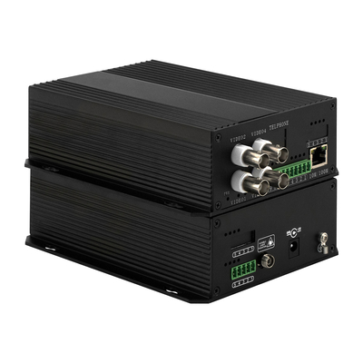4 kênh CCTV Video tương tự để chuyển đổi sợi quang NTSC/PAL/SECAM tương thích