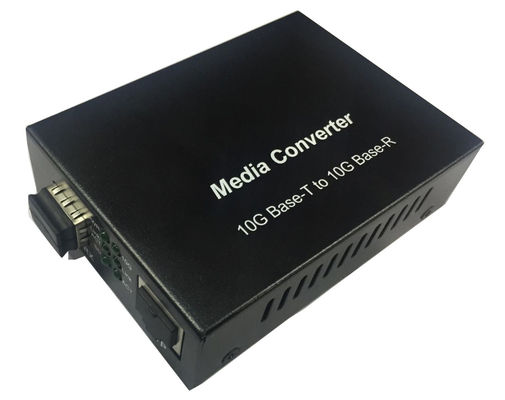10G RJ45 SFP + Media Converter 1000M 2.5G 5G Tốc độ cảm biến tự động Không quản lý 12VDC CE