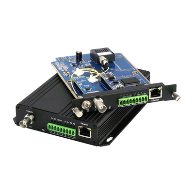 Analog Video Bidi RS232 Dữ liệu 10 / 100M Ethernet Media Converter DC5V 40km FC Fiber