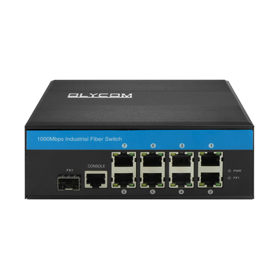 Outdoor 2.5G Managed Fiber Switch Công nghiệp Gigabit Ethernet 8 cổng ERPS Ring quản lý