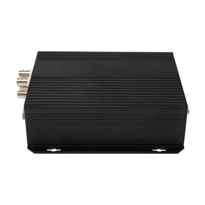 4 cổng AV cân bằng Audio Ethernet Video Media Converter DC5V ST Sợi